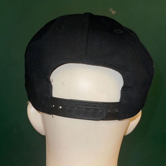 Batman Black w/Ghost Bats SnapBack Hat DC Comics Gotham Youth OSFM New - Picture 5 of 11